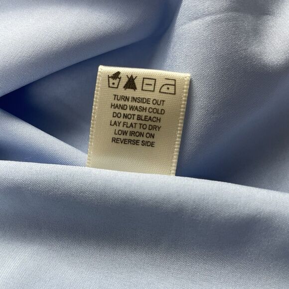 Babydoll Puff Sleeve Mini Dress Light Blue Sheer Princess Fairy Kawaii-S - Picture 6 of 13